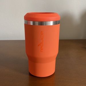 New Reduce 4-in-1 Can Cooler with bottle opener Tangerine